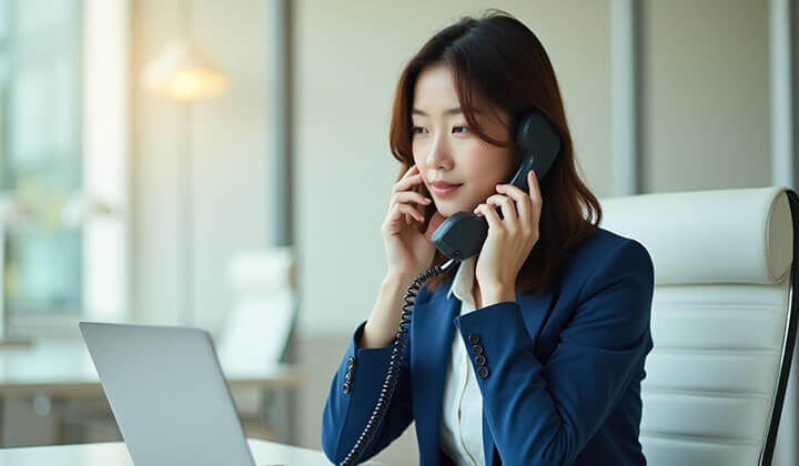 クラウド電話なら、代表番号も通話履歴も一元管理