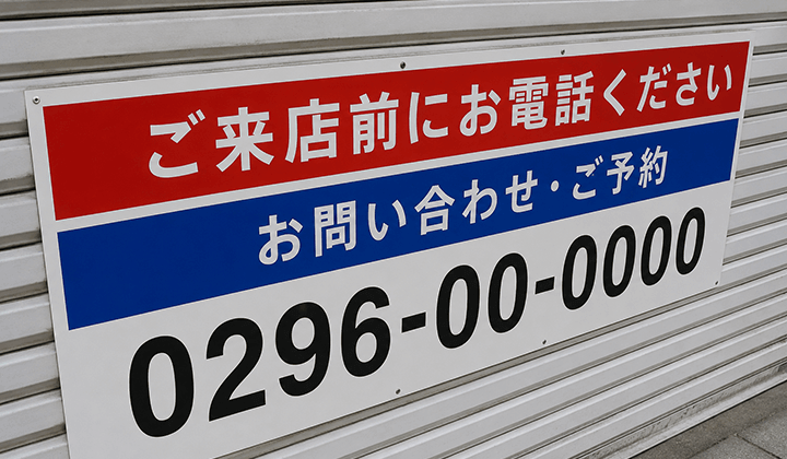 0296番号は名刺・Webサイト・店舗案内にも掲載しやすい