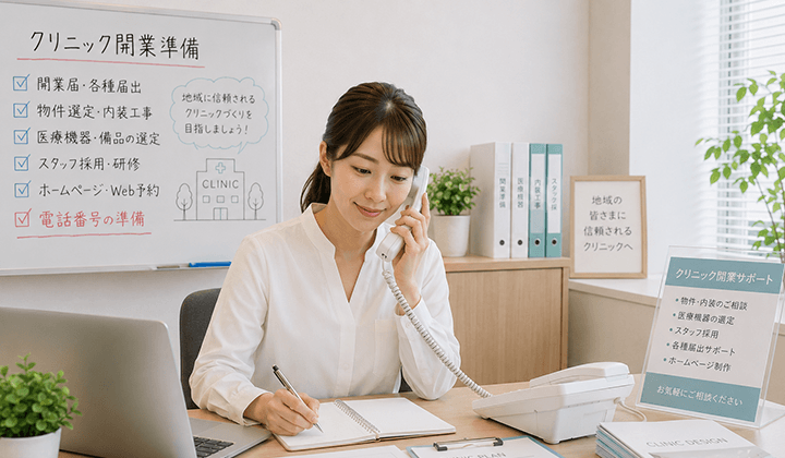開業時によくある電話番号の悩み